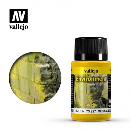 Vallejo Weathering Effects 40ml  -  Moss & Lichen Light