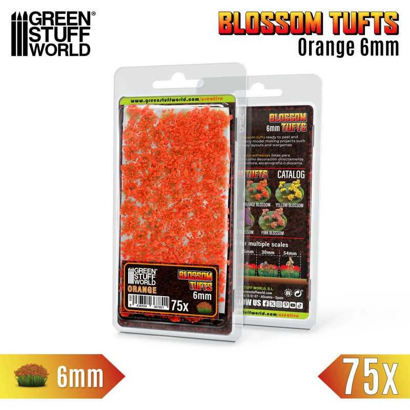 Büschel Orange Blüten [6 mm] - Green Stuff World