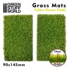 Grasmattenausschnitte Gelbes Blumenfeld - Green Stuff World