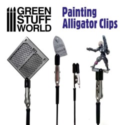 Airbrush Clips Base + 20 Alligator Clips - Green Stuff World
