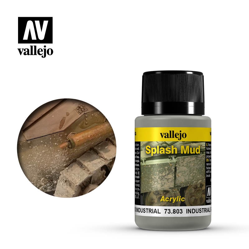 Vallejo Weathering Effects 40ml  -  Industrial Splash Mud