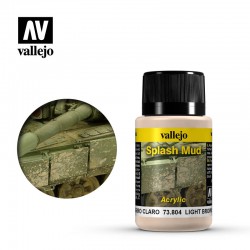 Vallejo Weathering Effects 40ml  -  Light Brown Splash Mud