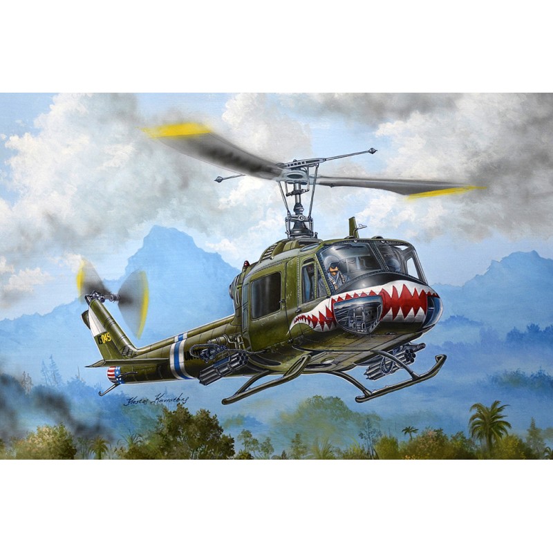 UH-1B Huey – Gunship  -  Trumpeter (1/35)