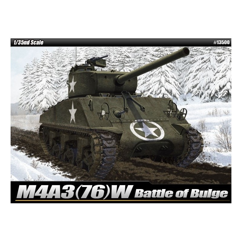 M4A3 76mm "Battle of the Bulge"  -  Academy (1/35)