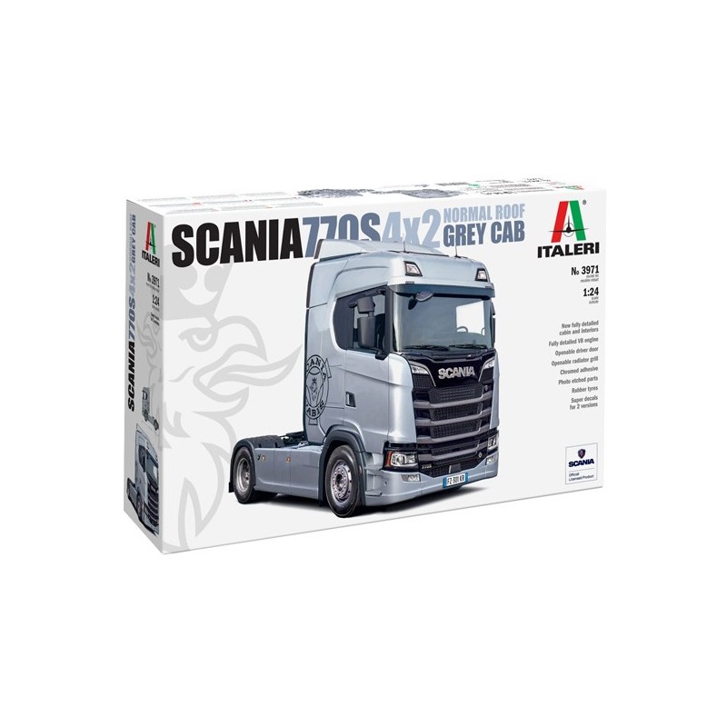 Scania S770 4x2 Normal Roof "Grey Cab"  -  Italeri (1/24)