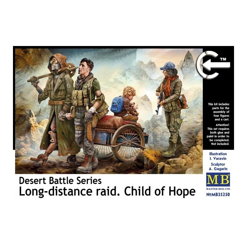 Desert Battle Series Long-distance raid Child of Hope  -  Master Box (1/35)