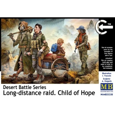 Desert Battle Series Long-distance raid Child of Hope  -  Master Box (1/35)