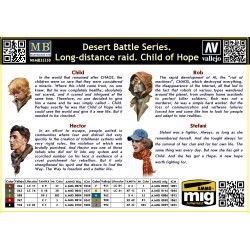 Desert Battle Series Long-distance raid Child of Hope  -  Master Box (1/35)