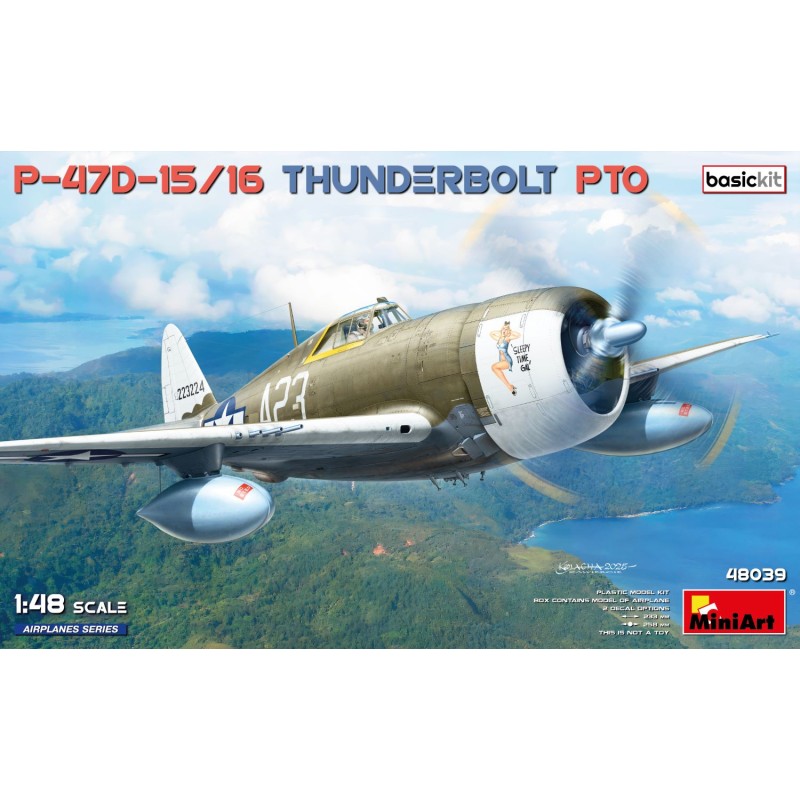 Republic P-47D-15/16 Thunderbolt. PTO [Basic Kit]  -  MiniArt (1/48)