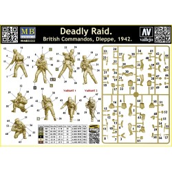 Deadly Raid. British Commandos, Dieppe, 1942  -  Master Box (1/35)
