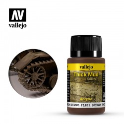 Vallejo Weathering Effects 40ml  -  Brown Mud