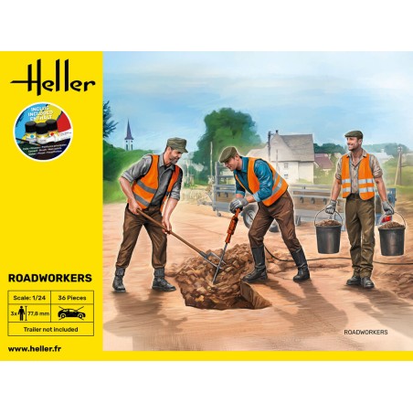 Road Workers (Starter kit) - Heller (1/24)