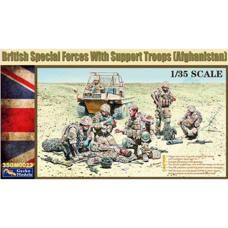British Special Forces with Support Troops (Afghanistan)  -  Gecko Models (1/35)
