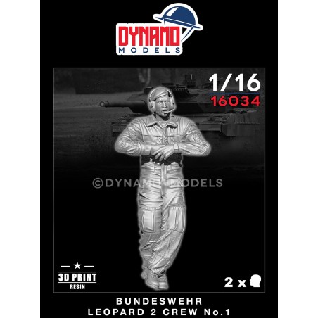 Bundeswehr Leopard 2 Crew No.1  -  Dynamo Models (1/16)