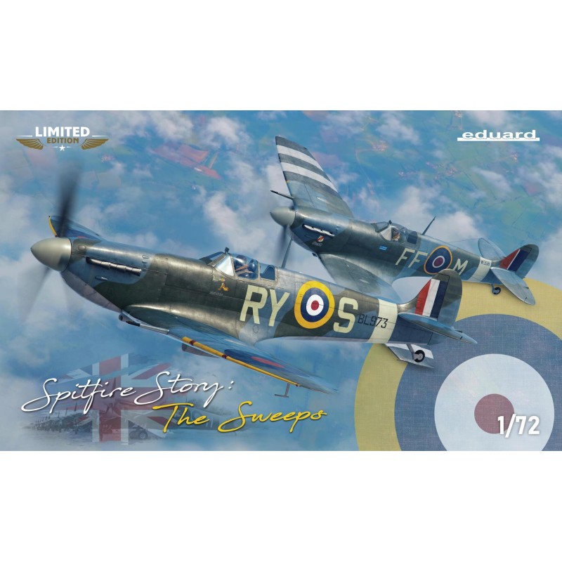 Spitfire Story : The Sweeps [Dual Combo] Limited Edition  -  Eduard (1/72)