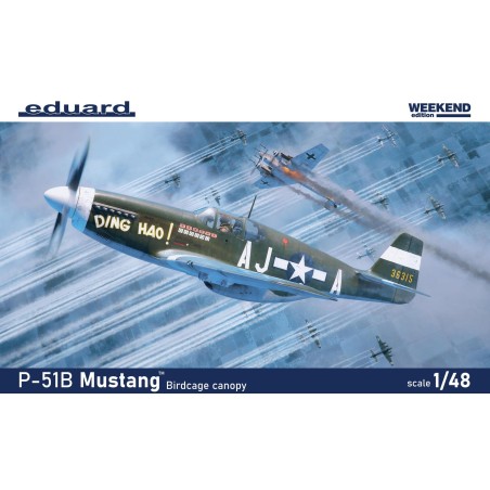 North American P-51B/C Mustang - Birdcage Canopy [Weekend Edition]  -  Eduard (1/48)