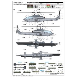 Bell AH-1W Super Cobra (Turned Exhaust)  -  Trumpeter (1/35)