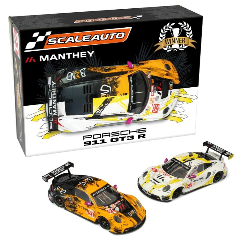 Porsche 911GT3-R 24h LM 2024 Winner Twin Pack  -  Scaleauto (1/32)