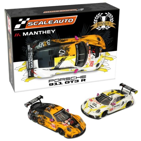 Porsche 911GT3-R 24h LM 2024 Winner Twin Pack  -  Scaleauto (1/32)