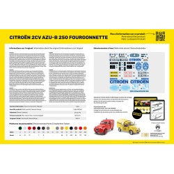 Citroën 2CV AZU-B 250 Fourgonette -  Heller (1/24)