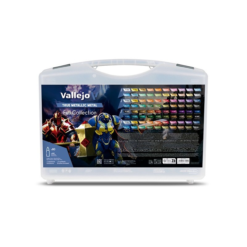 Vallejo True Metallic Metal [Full Collection] 80 x 18ml