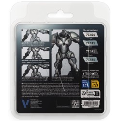 Vallejo True Metallic Metal [Sterling Silver Paint Set] 4 x 18ml