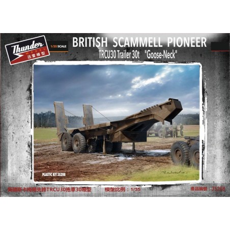 Scammell Pioneer TRCU30 Trailer 30t "Goose-Neck"  -  Thunder Model (1/35)