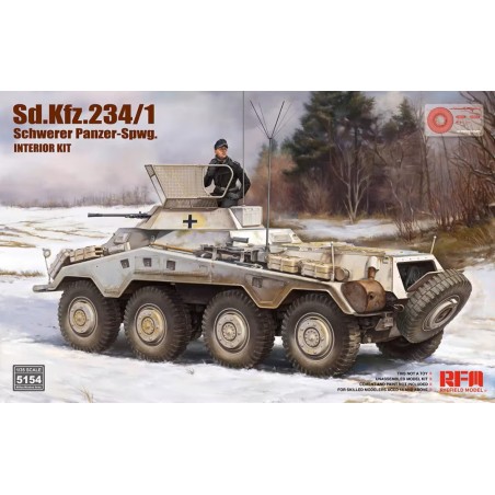 Sd.Kfz. 234/1 Schwerer Panzer-Spwg. [Interior Kit]  -  RFM (1/35)