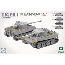 Sd.Kfz.181 Pz.Kpfw.VI Ausf.E Tiger I Initial Production 4 in 1 s.Pz.Abt.502  -  Takom (1/35)