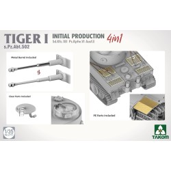 Sd.Kfz.181 Pz.Kpfw.VI Ausf.E Tiger I Initial Production 4 in 1 s.Pz.Abt.502  -  Takom (1/35)