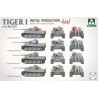 Sd.Kfz.181 Pz.Kpfw.VI Ausf.E Tiger I Initial Production 4 in 1 s.Pz.Abt.502  -  Takom (1/35)