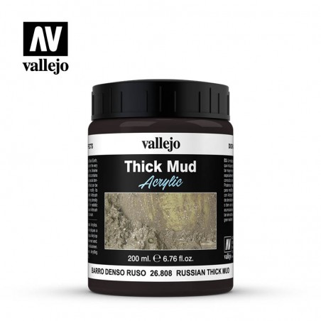 Vallejo Diorama Effects 200ml  -  Russian Thick Mud