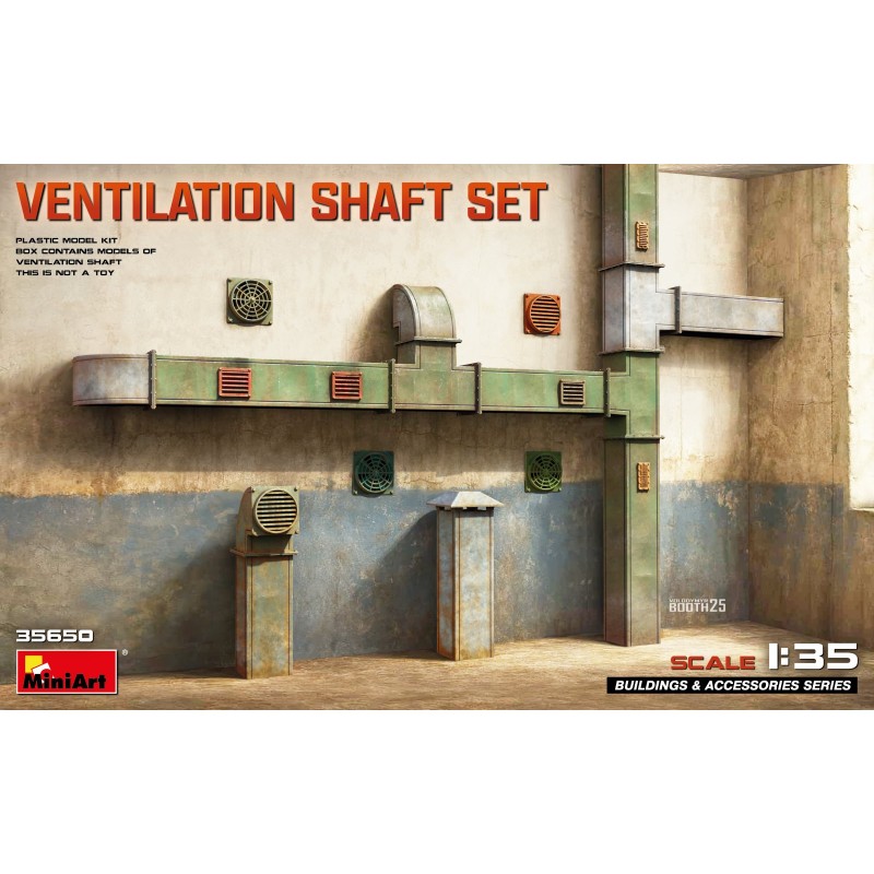 Ventilation Shaft Set  -  MiniArt (1/35)