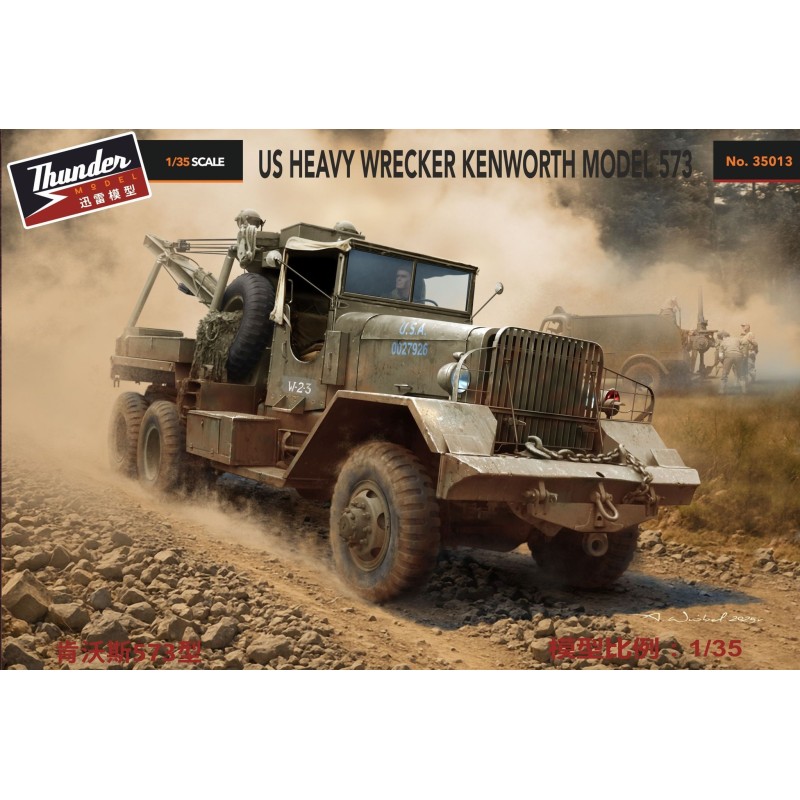 Kenworth 573 M1A1 Heavy Wrecker Truck  -  Thunder Model (1/35)