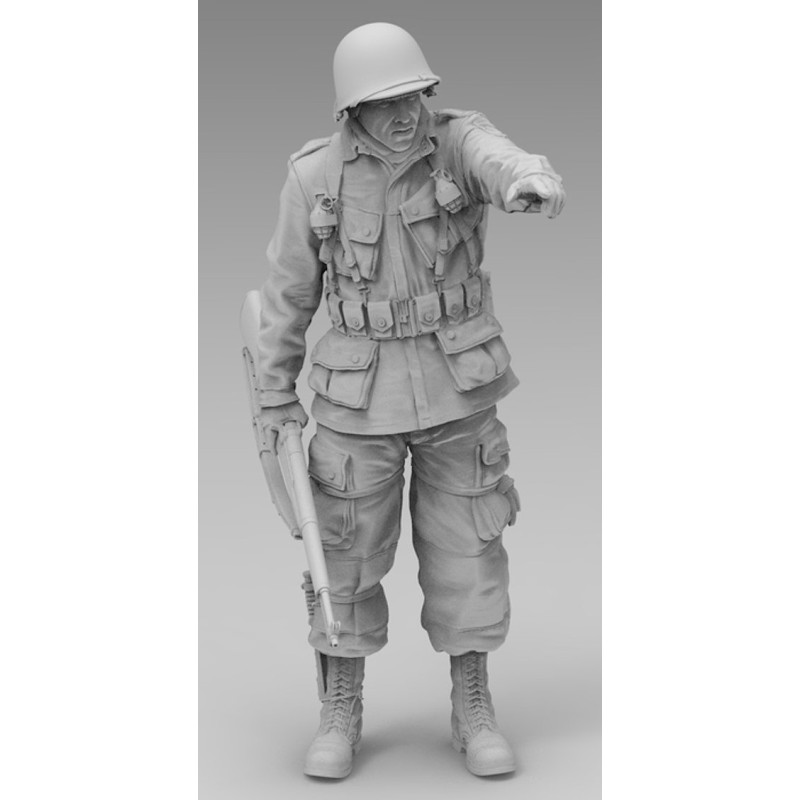 Soldier of the 101st Airborne in Bastogne  -  BlackSnake Model (1/35)