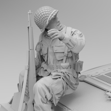 Soldat de la 101st Airborne à Bastogne  -  BlackSnake Model (1/35)