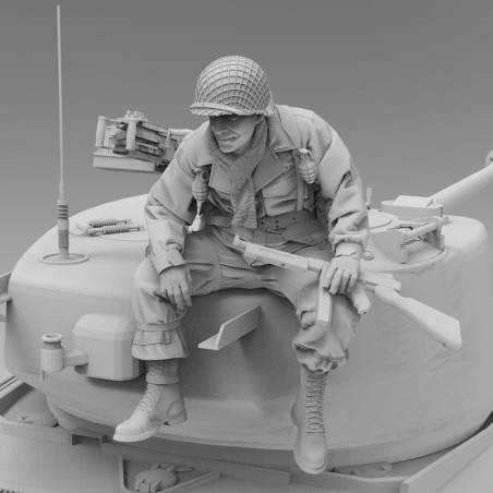 Soldat de la 101st Airborne à Bastogne  -  BlackSnake Model (1/35)