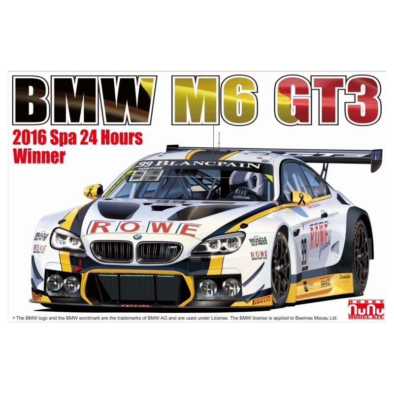 BMW M6 GT3 [2016 Spa 24 Hours Winner]  -  NUNU (1/24)