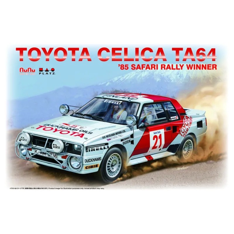Toyota Celica TA64 '85 Safari Rally Winner  -  NUNU (1/24)