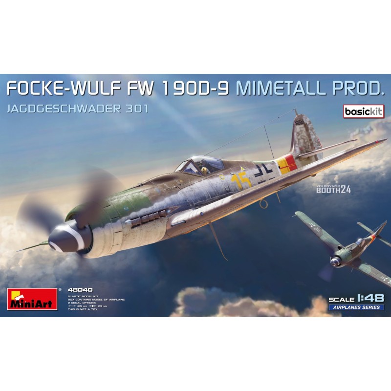 Focke-Wulf FW 190D-9 Mimetall Prod. JG 301 [Basic Kit]  -  MiniArt (1/48)