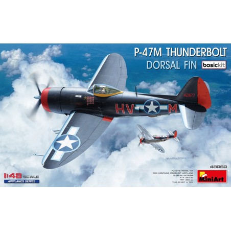 Republic P-47M Thunderbolt. Dorsal Fin [Basic Kit]  -  MiniArt (1/48)