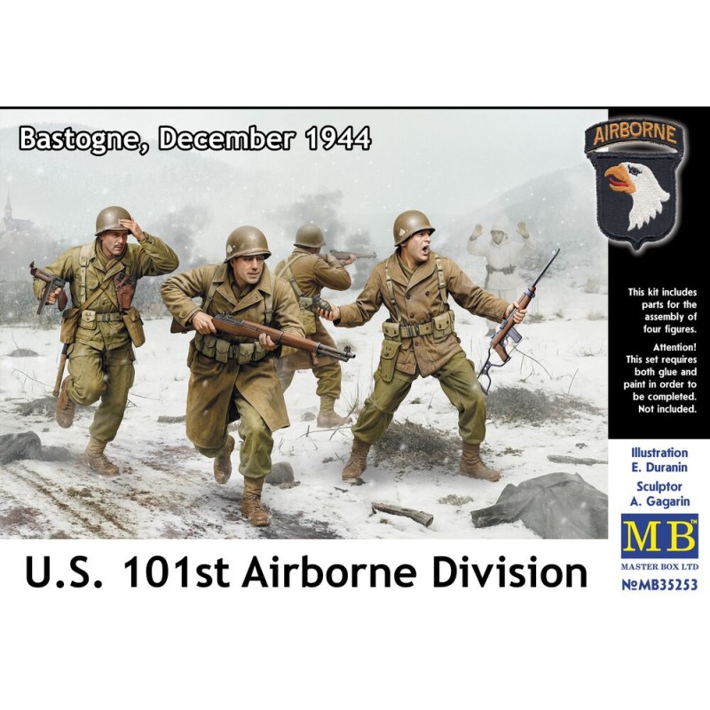 U.S. 101st Airborne Division. Bastogne, December 1944  -  Master Box (1/35)