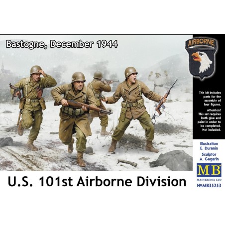 U.S. 101st Airborne Division. Bastogne, December 1944  -  Master Box (1/35)