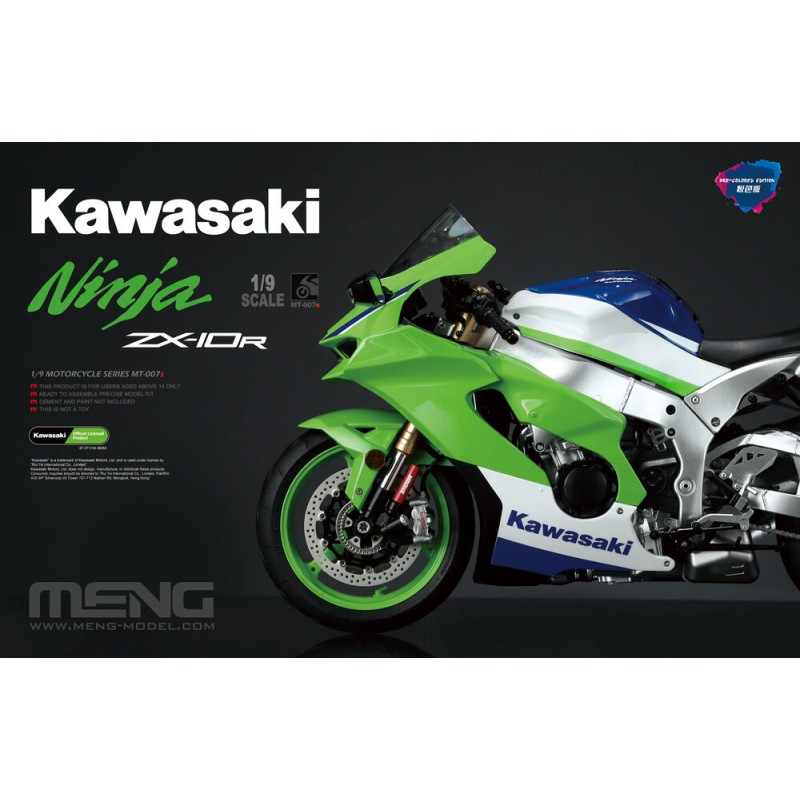 Kawasaki ZX-10R (Pre-colored Edition)  -  Meng (1/9)
