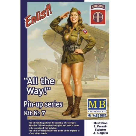 Pin-up Series, Kit No.7 "All the Way !"  -  Master Box (1/24)