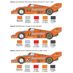 Porsche 956 [Jägermeister]  -  Italeri (1/24)