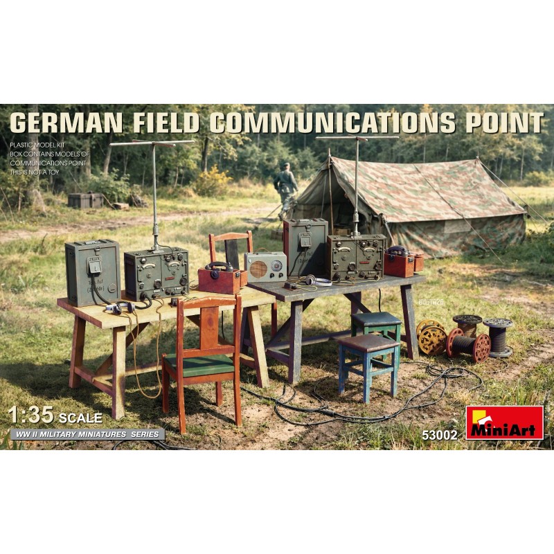 German Field Communications Point  -  MiniArt (1/35)
