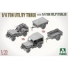 Jeep Willys ¼-ton Truck with ¼-ton Trailer  -  Takom (1/16)