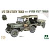 Jeep Willys ¼-ton Truck with ¼-ton Trailer  -  Takom (1/16)