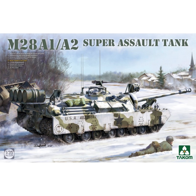 M28A1/A2 Super Assault Tank  -  Takom (1/35)